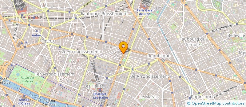 localisation de l'entreprise SB OUVERTURES à PARIS