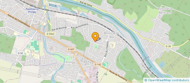 localisation de l'entreprise SB PAIE GESTION  BOISSISE-LE-ROI