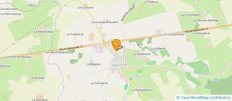 localisation de l'entreprise SB PALETTES PRODUCTION à VAUTORTE