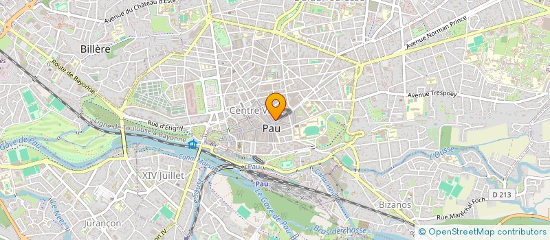localisation de l'entreprise SB PAU CV à PAU