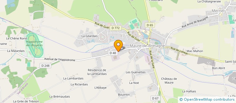 localisation de l'entreprise SB PAYSAGES  VAL D'ANAST