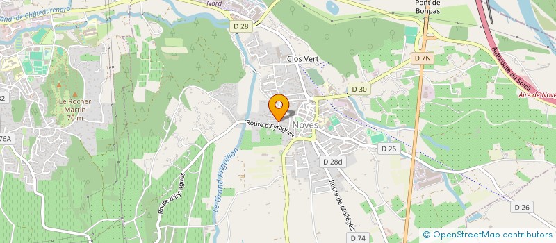 localisation de l'entreprise SB PCC  NOVES