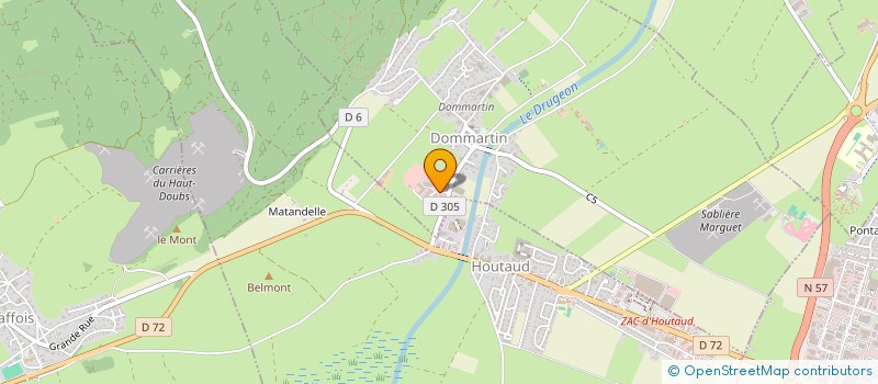 localisation de l'entreprise SB PEINTURE  DOMMARTIN