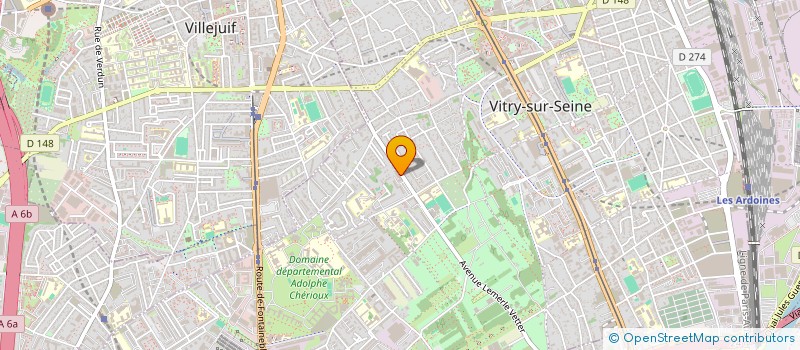 localisation de l'entreprise SB.PIZZA à VITRY-SUR-SEINE