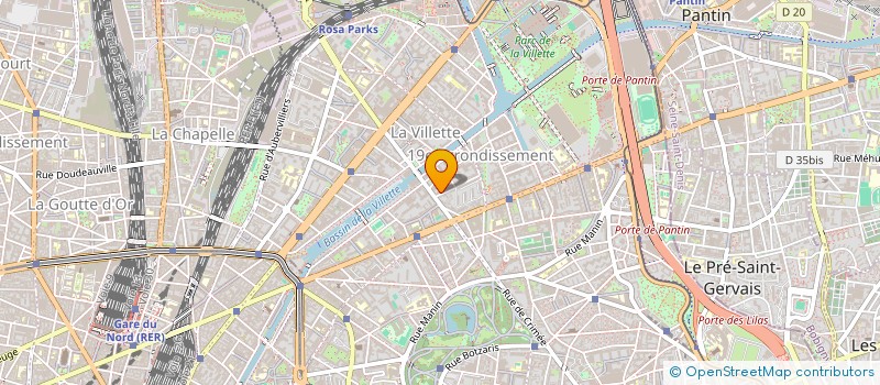 localisation de l'entreprise SB PLUS  PARIS