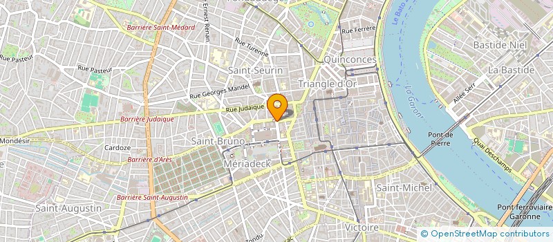 localisation de l'entreprise SB POST  BORDEAUX