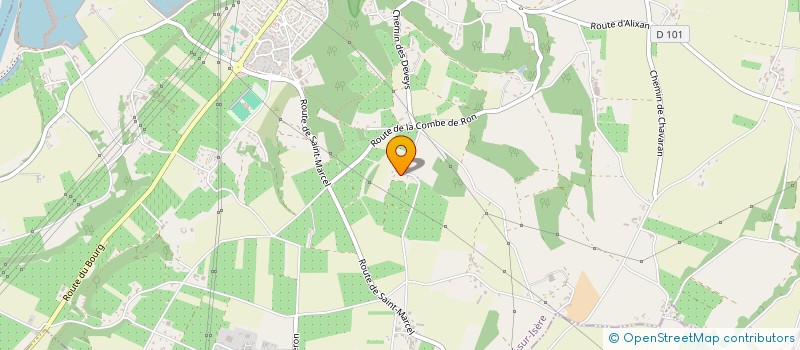 localisation de l'entreprise SB PRO EQUIPEMENT à CHATEAUNEUF-SUR-ISERE