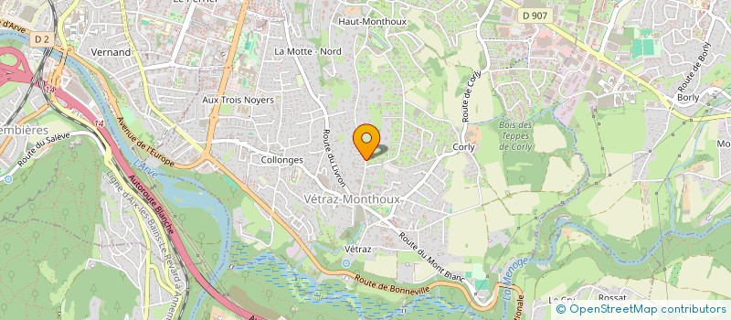 localisation de l'entreprise SB PROMO-BASAGAC  VETRAZ-MONTHOUX