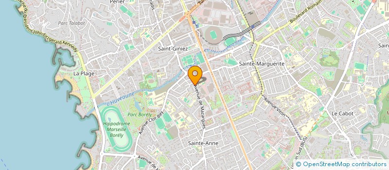 localisation de l'entreprise SB PROTECT à MARSEILLE