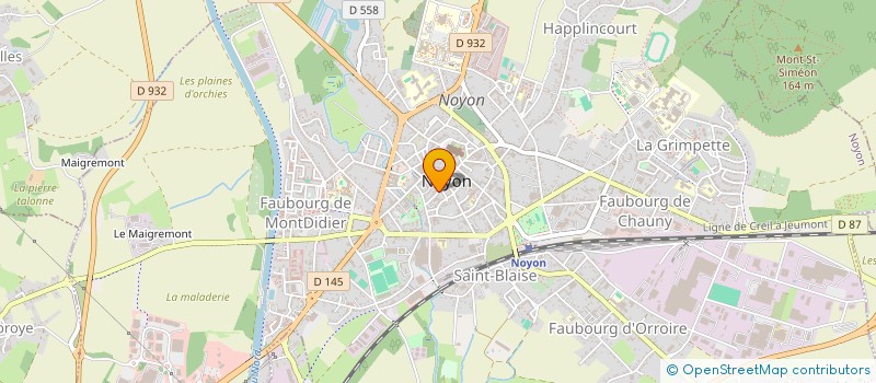 localisation de l'entreprise SB RENOV HABITAT à NOYON