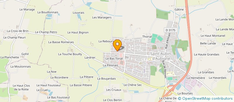 localisation de l'entreprise SB RENOVATION  SAINT-AUBIN-D'AUBIGNE