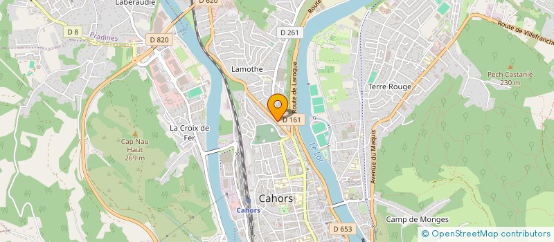 localisation de l'entreprise SB RENT 46  CAHORS