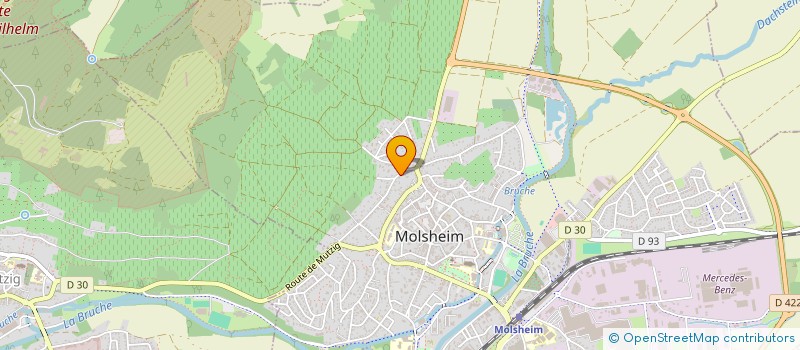 localisation de l'entreprise SB RETAIL  DORLISHEIM