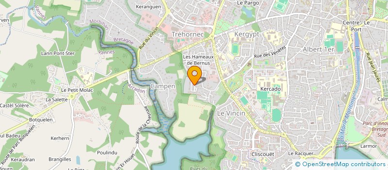 localisation de l'entreprise SB RH CONSULT à VANNES