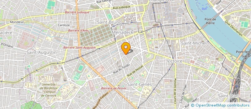 localisation de l'entreprise SB SAINT ONGE BATIMENT SARL à BORDEAUX