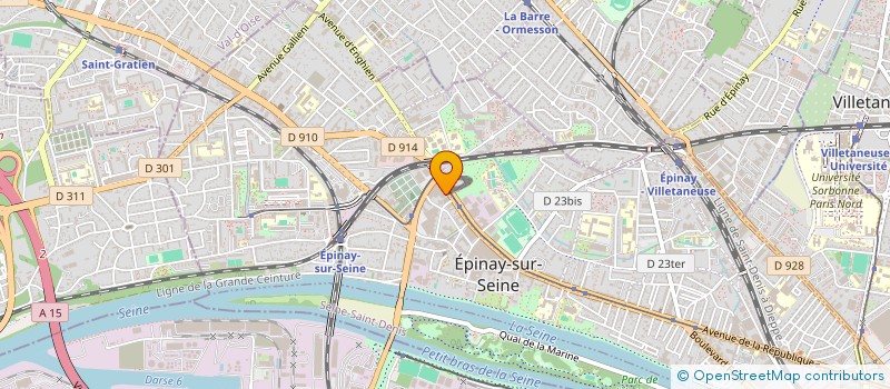 localisation de l'entreprise SB SANTE SERVICES à EPINAY-SUR-SEINE