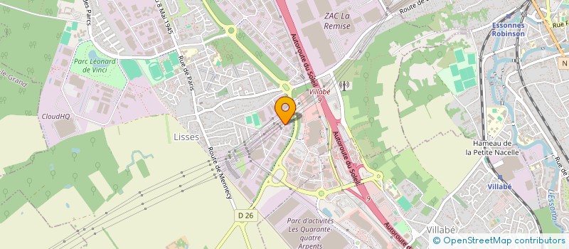 localisation de l'entreprise SB SERVICE à LISSES