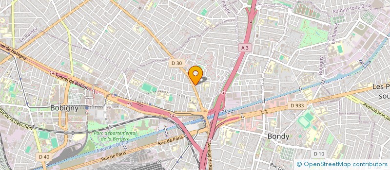 localisation de l'entreprise SB SERVICES  BOBIGNY