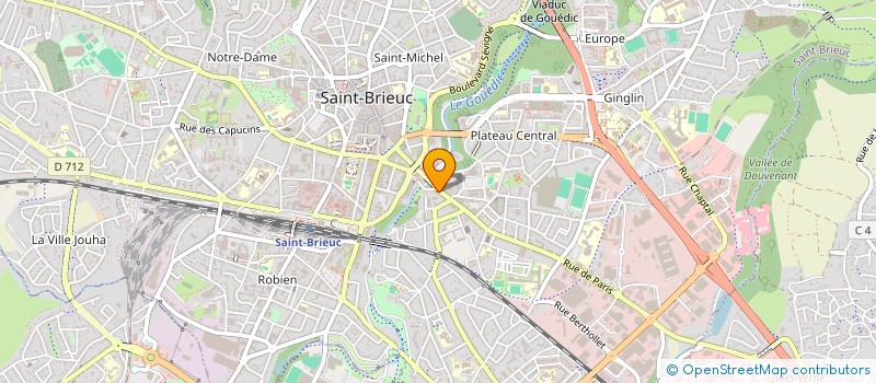 localisation de l'entreprise SB SERVICES à SAINT-BRIEUC