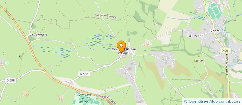 localisation de l'entreprise SB SOLAIRE à ONET-LE-CHATEAU