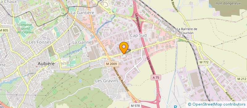 localisation de l'entreprise SB SPORTS à AUBIERE