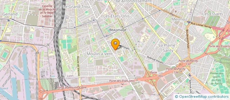 localisation de l'entreprise SB TAXI 69  VENISSIEUX