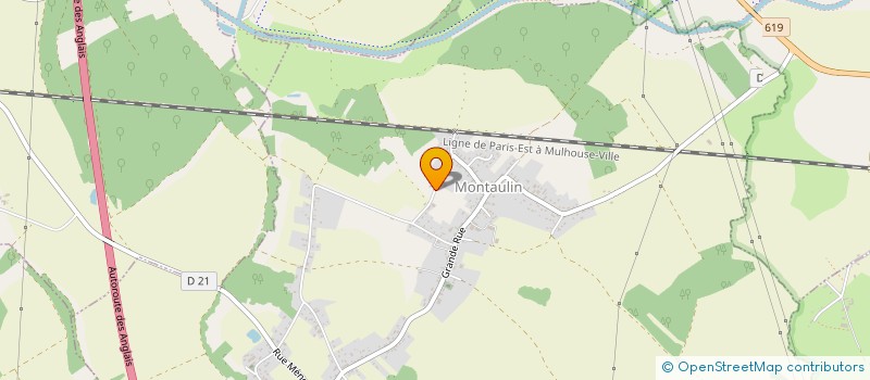 localisation de l'entreprise SB TAXI  MONTAULIN