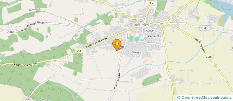 localisation de l'entreprise SB TAXI à RIEUMES
