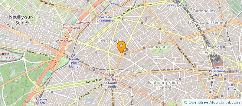 localisation de l'entreprise SB TERNES  PARIS