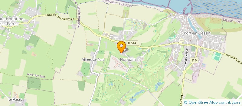 localisation de l'entreprise SB TRAITEUR  PORT-EN-BESSIN-HUPPAIN