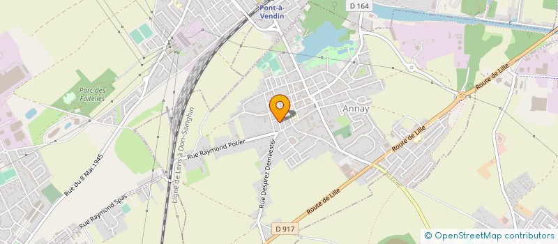 localisation de l'entreprise SB TRANS  ANNAY