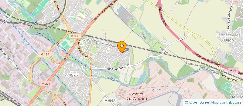 localisation de l'entreprise SB TRANSPORT LOGISTIQUE  LONGVIC