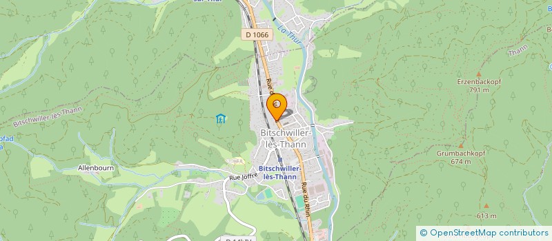 localisation de l'entreprise SB TRAVAUX  BITSCHWILLER-LES-THANN