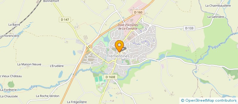 localisation de l'entreprise SB TREM'OPTIQUE  TREMENTINES