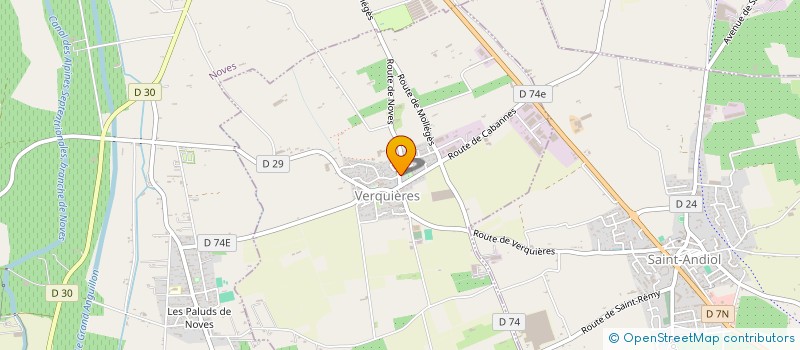 localisation de l'entreprise SB UNIVERS-SOL  VERQUIERES