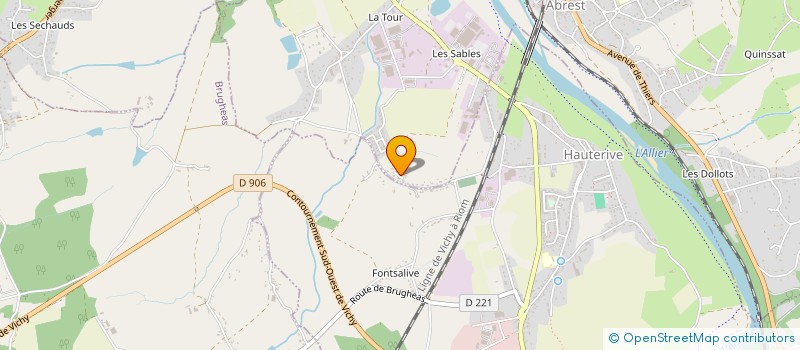 localisation de l'entreprise SB VICHY à VICHY