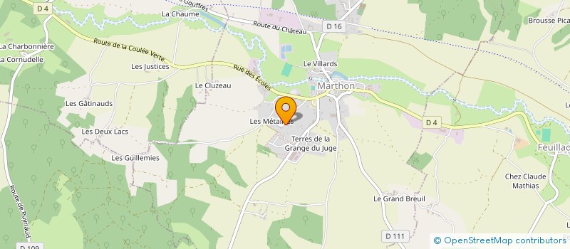 localisation de l'entreprise SB WATT  MARTHON