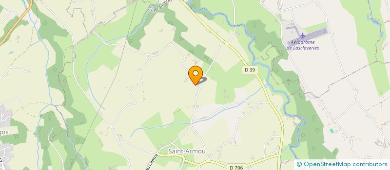 localisation de l'entreprise SB WOOF  SAINT-ARMOU