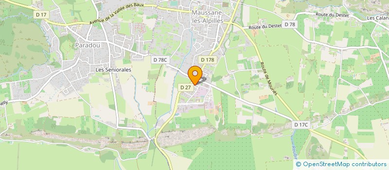 localisation de l'entreprise SB YACHTING  MAUSSANE-LES-ALPILLES