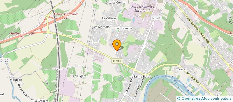 localisation de l'entreprise SB16 à FLEAC