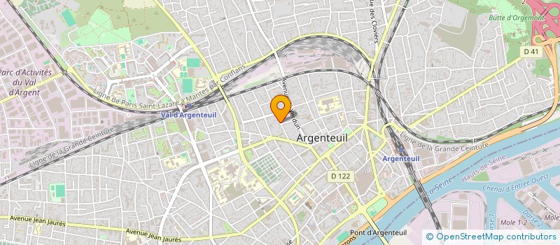 localisation de l'entreprise SB19  ARGENTEUIL