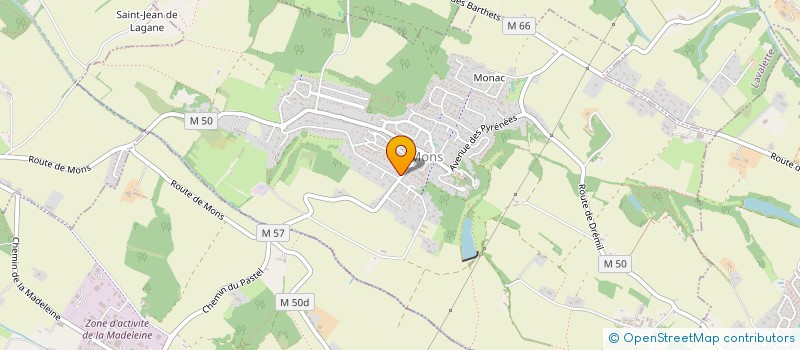localisation de l'entreprise SB2 à MONS