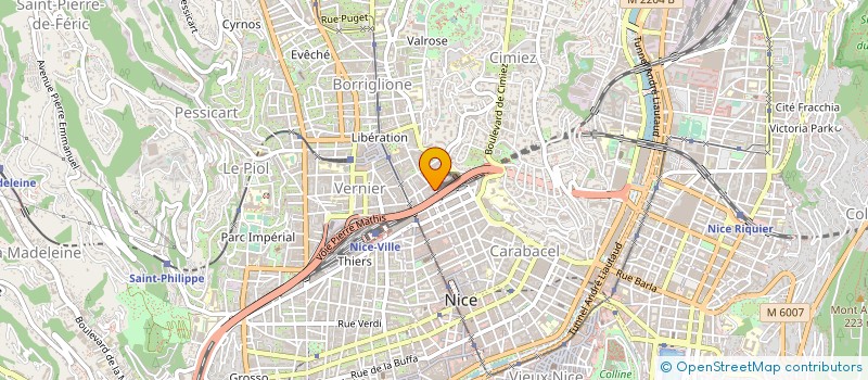 localisation de l'entreprise SB2 BATIMENT à NICE