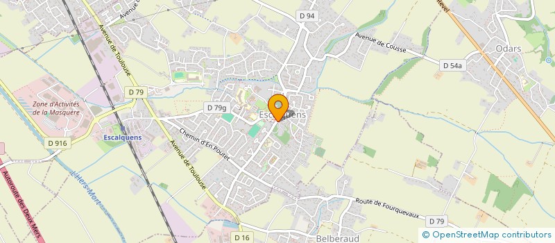 localisation de l'entreprise SB2 IMMO  ESCALQUENS