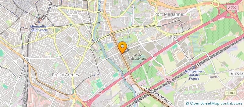 localisation de l'entreprise SB24 à MONTPELLIER