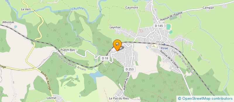 localisation de l'entreprise SB28 à YTRAC