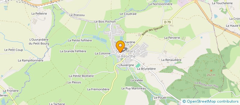 localisation de l'entreprise SB2A  SAINT-MARS-LA-REORTHE