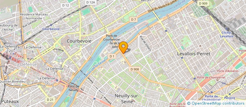 localisation de l'entreprise SB2A CONSEIL  NEUILLY-SUR-SEINE