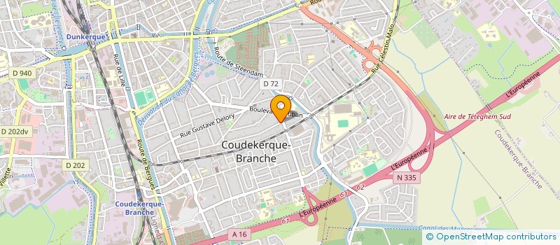 localisation de l'entreprise SB2C  COUDEKERQUE-BRANCHE