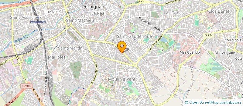 localisation de l'entreprise SB2F DIFFUSION à PERPIGNAN